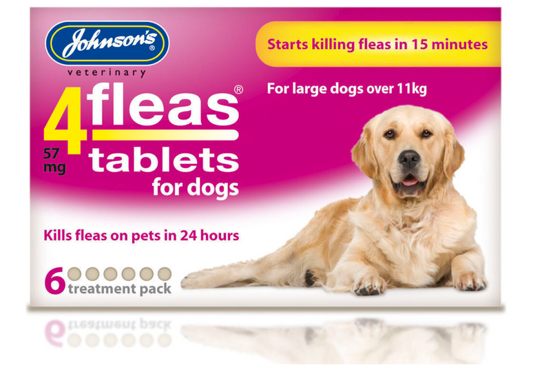 4fleas Tablets - Dogs Over 11kg 6 Tablets