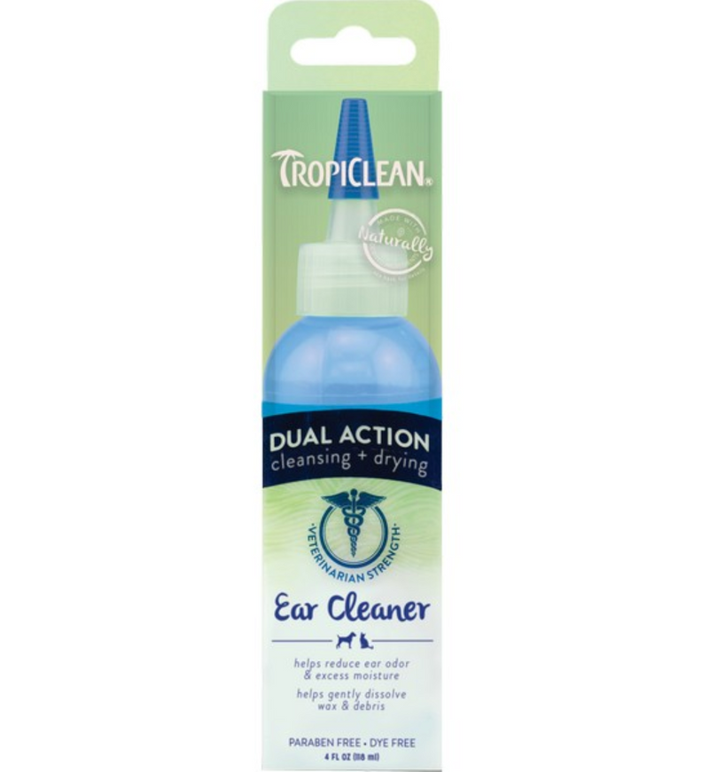 Tropiclean Dual Action Ear Cleaner 118ml